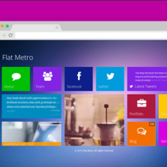 Flat Metro WordPress Theme
